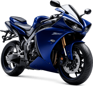 Motocicleta em destaque